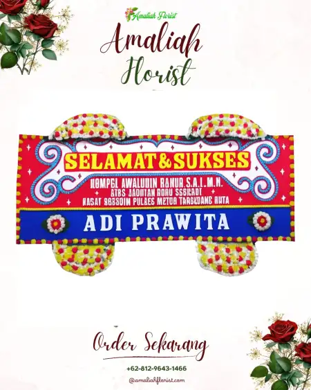 Papan Bunga Ucapan Selamat Simbar Waringin